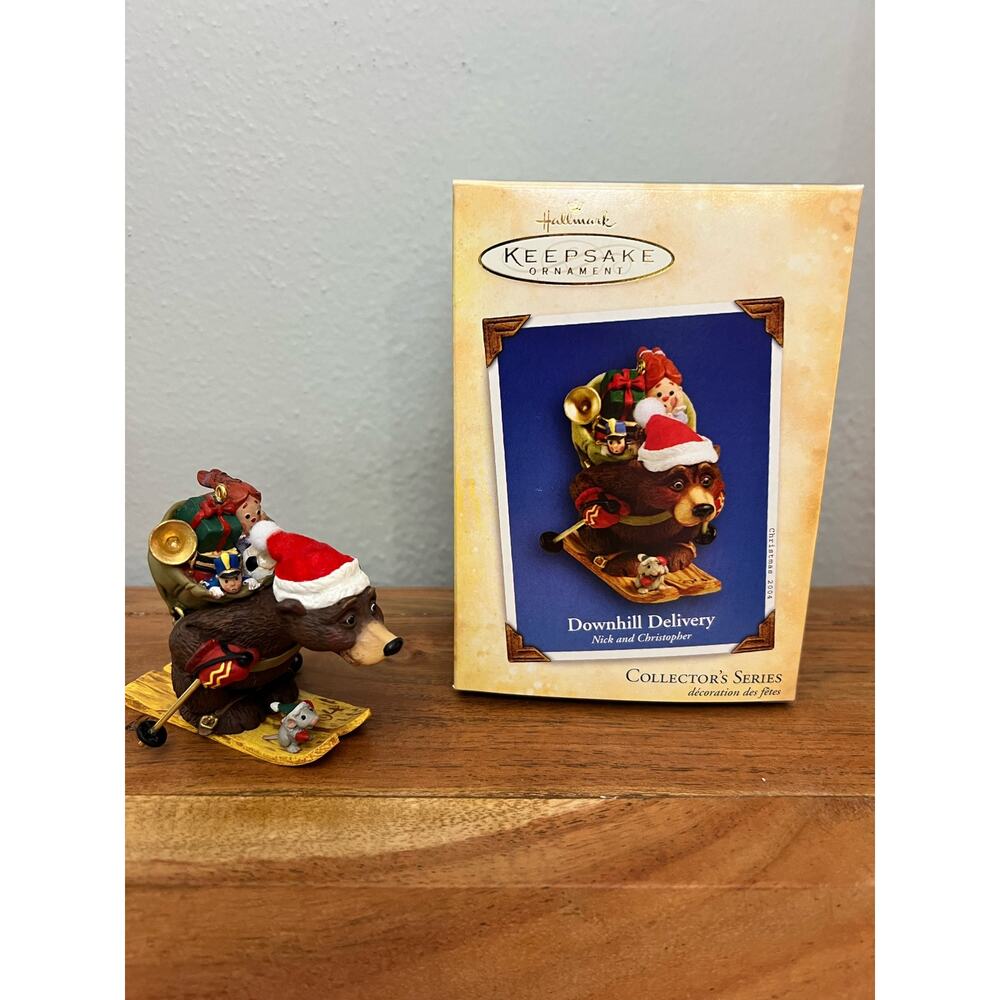 Vintage Hallmark Keepsake 2004 Dowhill Delivery Ornament